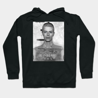 David Bowie Mugshot Hoodie